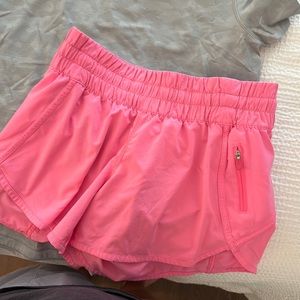 Hot pink lulu shorts